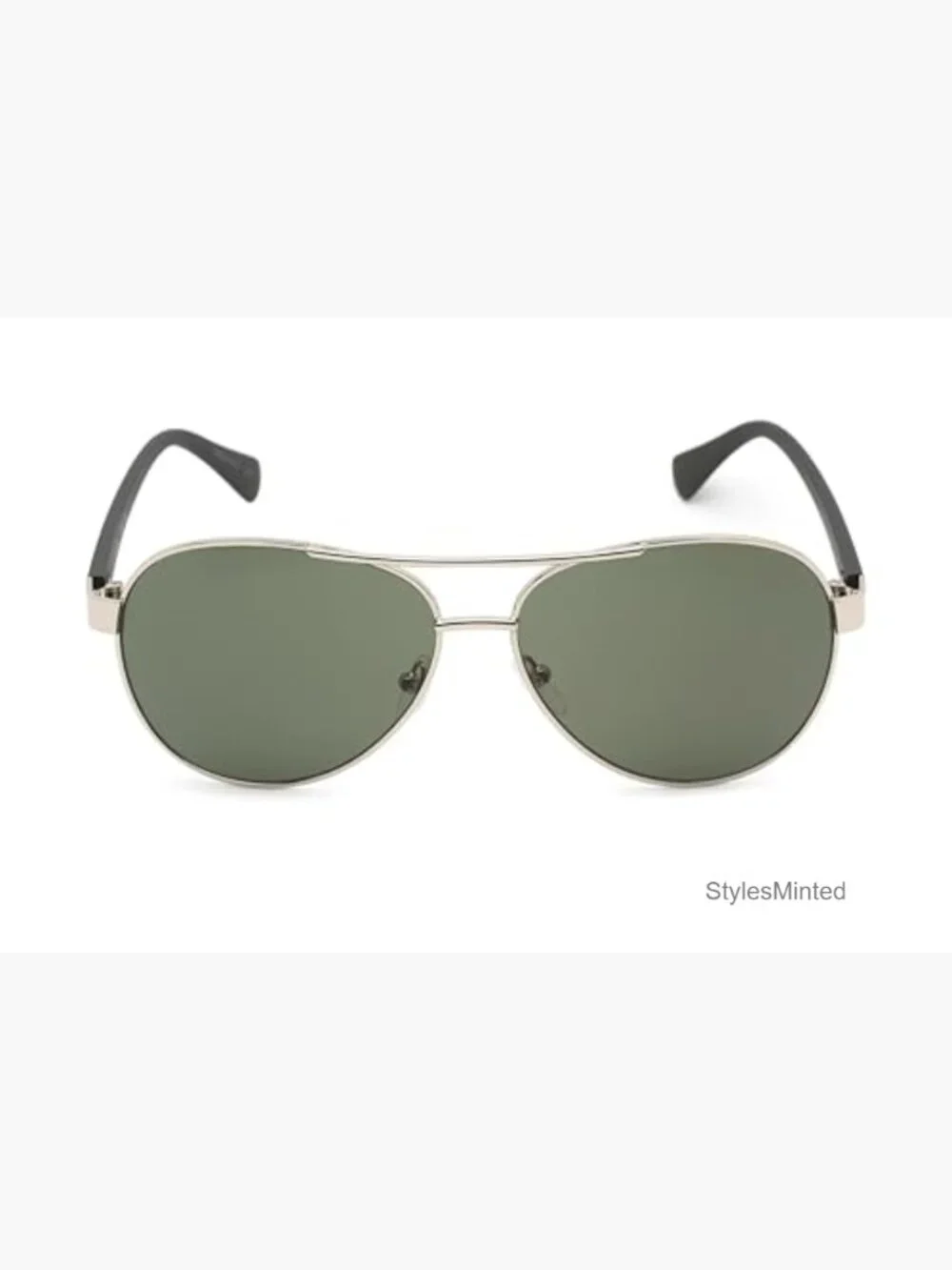 Men's Aviator Sunglasses with UV Protection and Adjustable Nosepads, Metal Frame